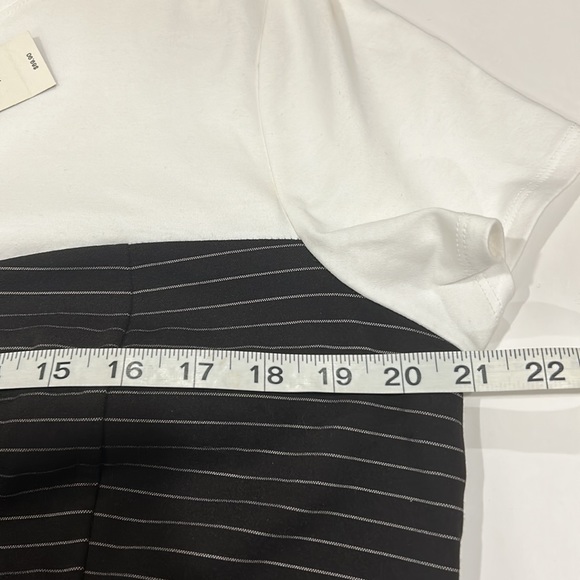 NWT Express Black and White Stripes Wear to Work Dress Women Size XL - Picture 12 of 13